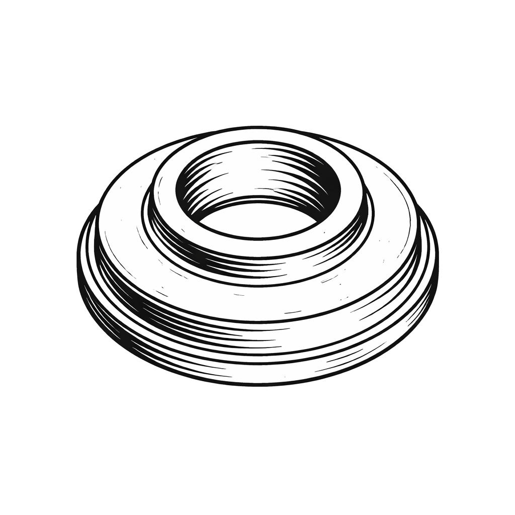 Valve - Rocker Cover Bolt - Rubber Seal